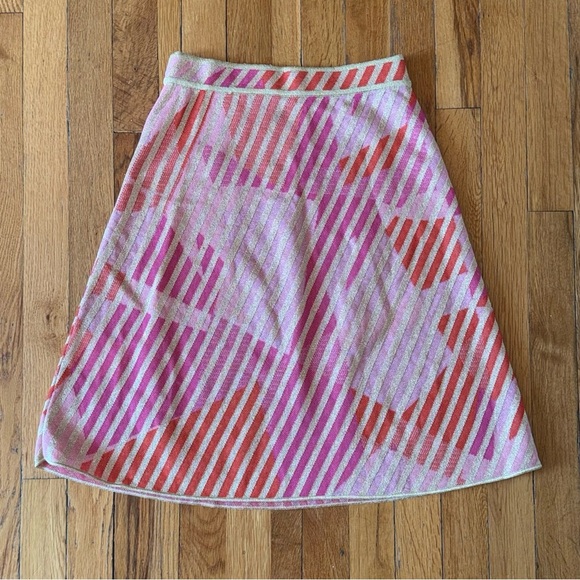 MISSONI Metallic Crochet Knit Mini Skirt size 40 Small - Picture 3 of 6